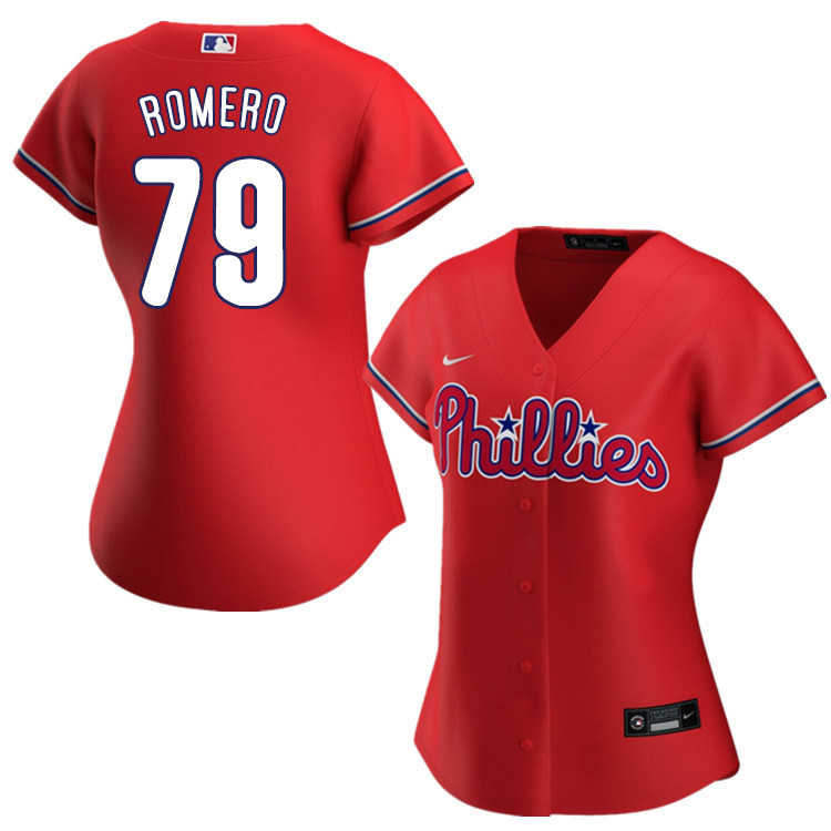 Nike Women #79 JoJo Romero Philadelphia Phillies Baseball Jerseys Sale-Red